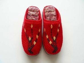 网红新款毛线拖鞋图片,温暖舒适，时尚潮流新选择