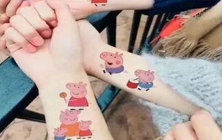 网红胖虎纹身贴图片,潮流个性，一贴即变！